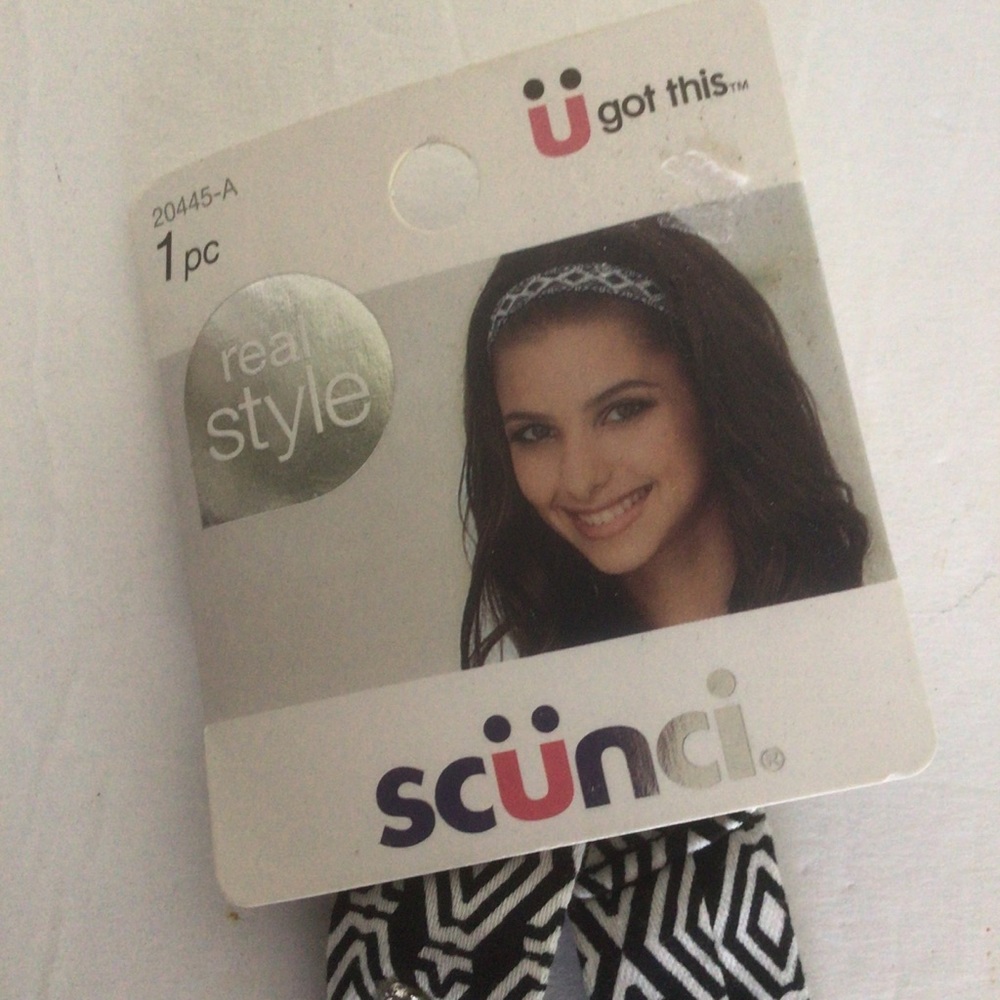 SCUNCI CRYSTAL WRAP HEADBAND NWT